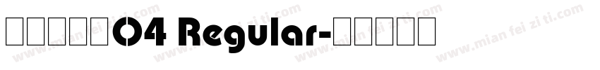 王永强英文04 Regular字体转换